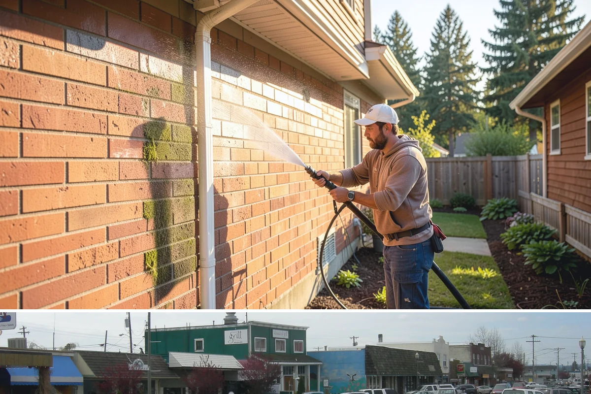 Patio Moss Removal in Stanwood, Snohomish County, WA - Treat patio moss in late spring, then again in fall to stay ahead of the wet season.