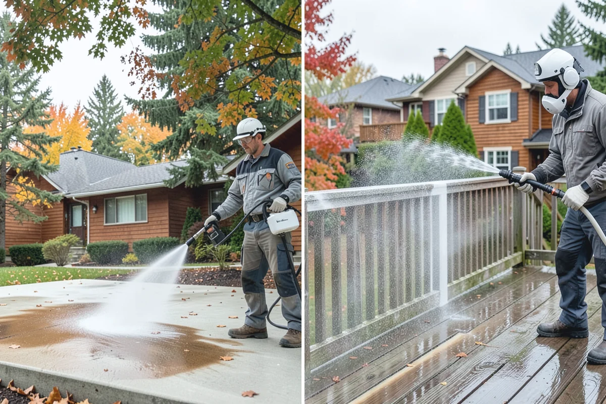Patio Moss Removal in Sumner, Pierce County, WA - Apply a moss-killing solution across the patio