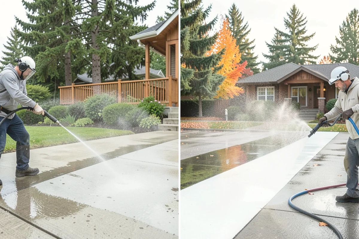 Patio Moss Removal in Tacoma, Pierce County, WA - Apply a moss-killing solution across the patio