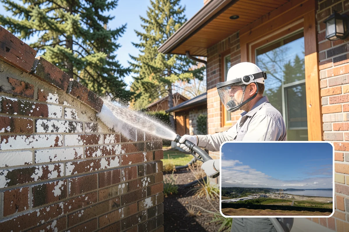 Patio Moss Removal in University Place, Pierce County, WA - Kills moss at the root to slow regrowth