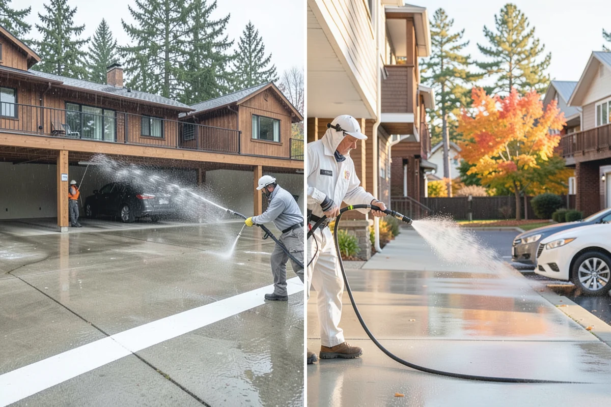 Patio Moss Removal in Wilkeson, Pierce County, WA - Apply a moss-killing solution across the patio