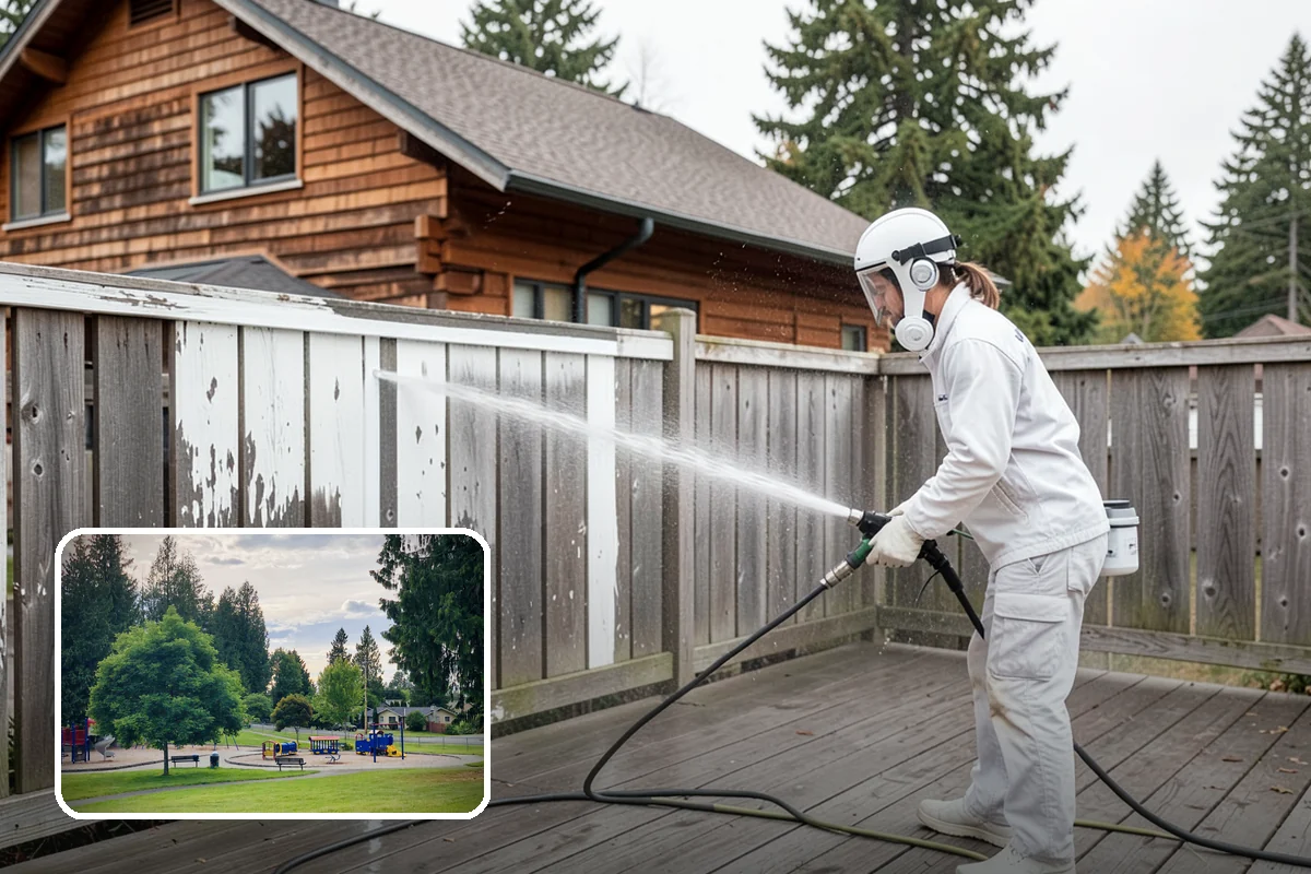Patio Sealing Preparation in Bonney Lake, Pierce County, WA - Ensures the sealer bonds to a clean surface