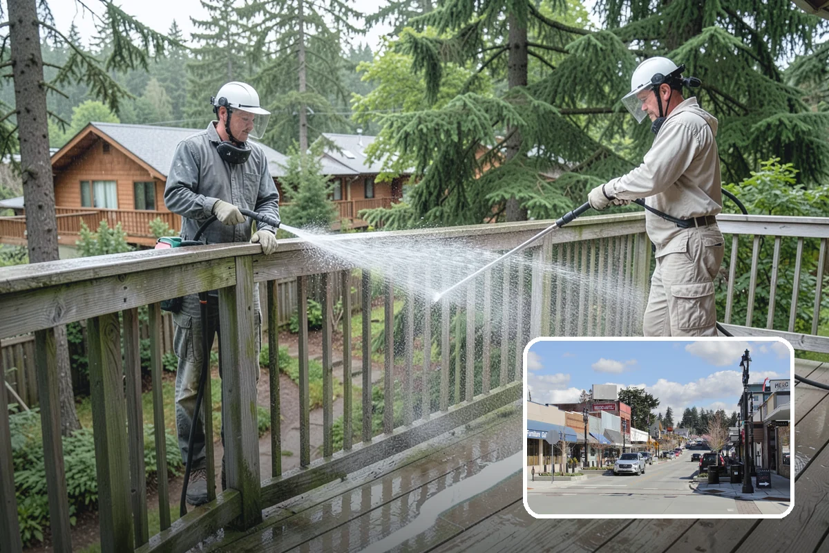 Patio Sealing Preparation in Bothell, King County, WA - Ensures the sealer bonds to a clean surface