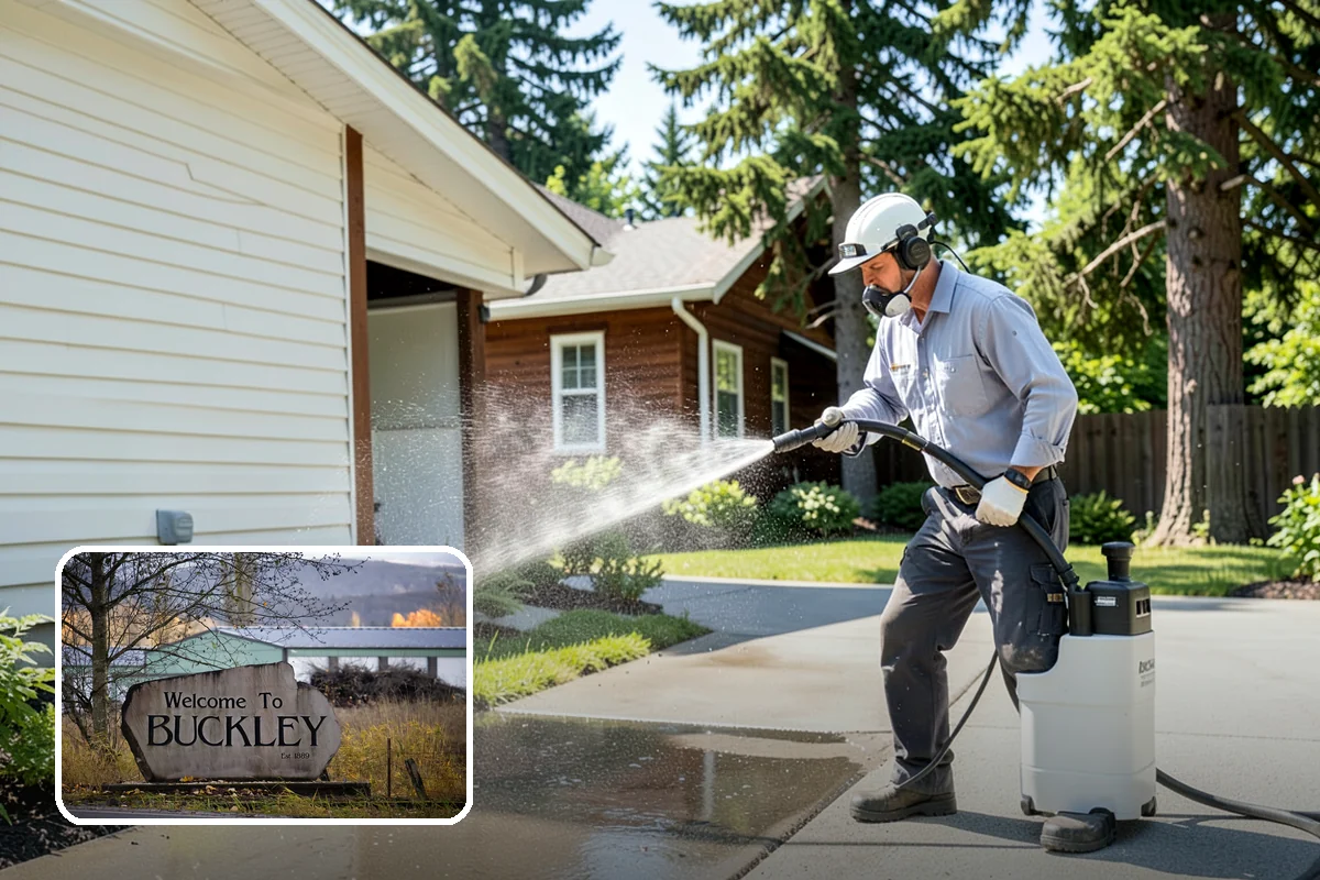 Patio Sealing Preparation in Buckley, Pierce County, WA - Ensures the sealer bonds to a clean surface
