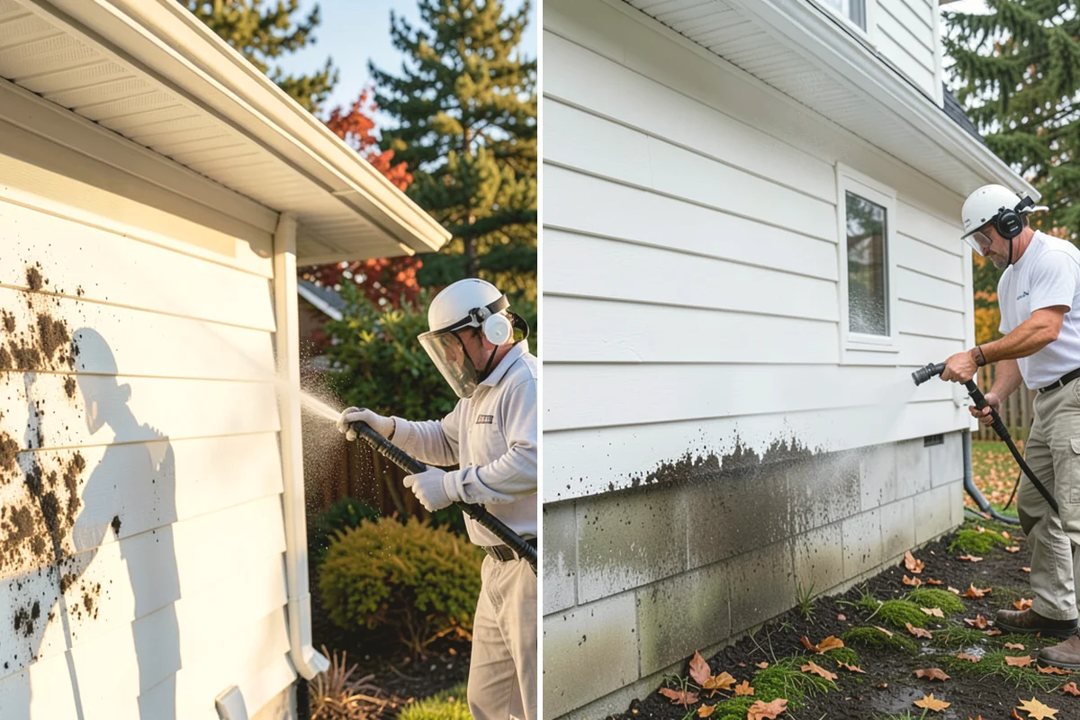 Patio Sealing Preparation in Carbonado, Pierce County, WA - Deep-clean the patio and remove all biological growth