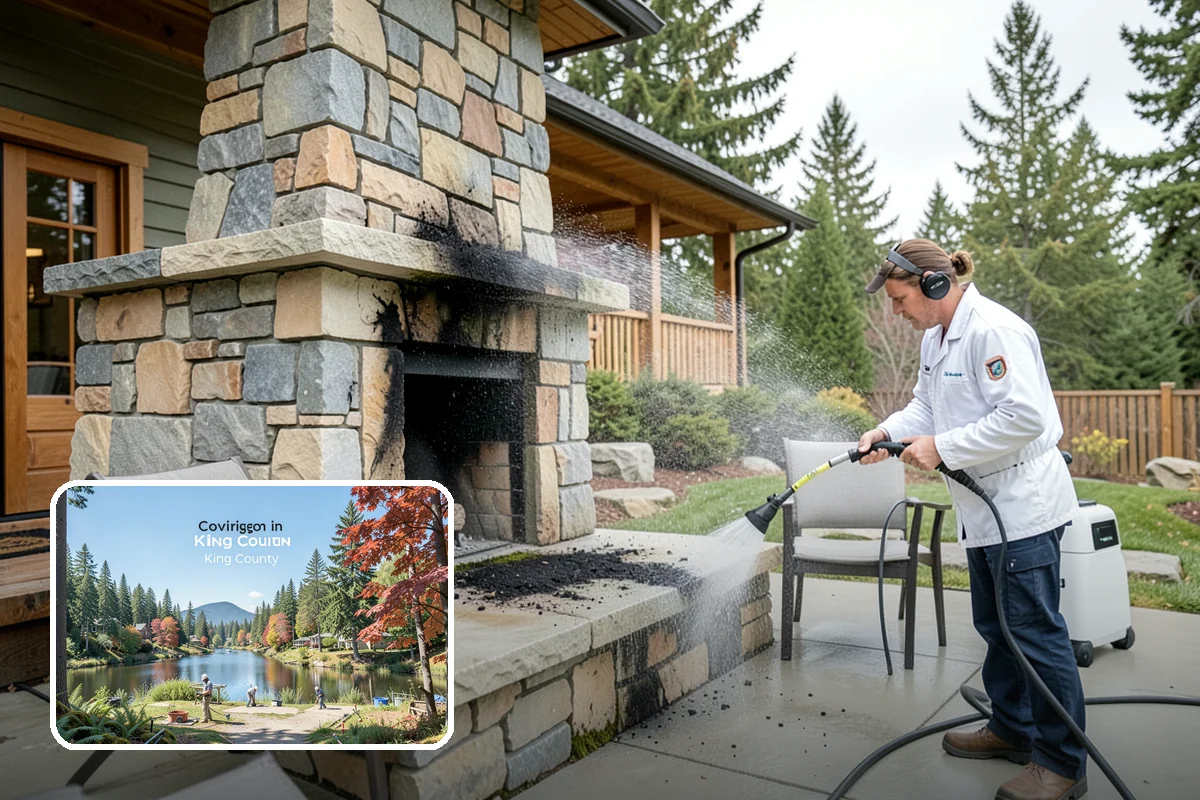 Patio Sealing Preparation in Covington, King County, WA - Ensures the sealer bonds to a clean surface
