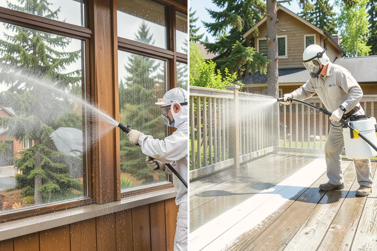 Patio Sealing Preparation in Edmonds, Snohomish County, WA - Deep-clean the patio and remove all biological growth