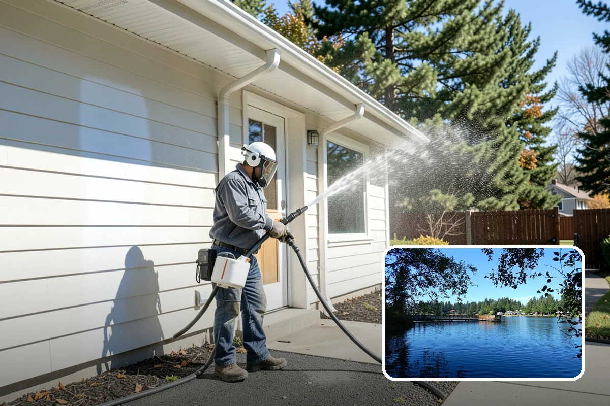 Patio Sealing Preparation in Federal Way, King County, WA - Ensures the sealer bonds to a clean surface