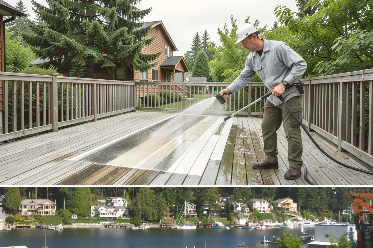 Patio Sealing Preparation in Gig Harbor, Pierce County, WA - Schedule sealing prep in a stable dry stretch so the surface fully dries before coating.