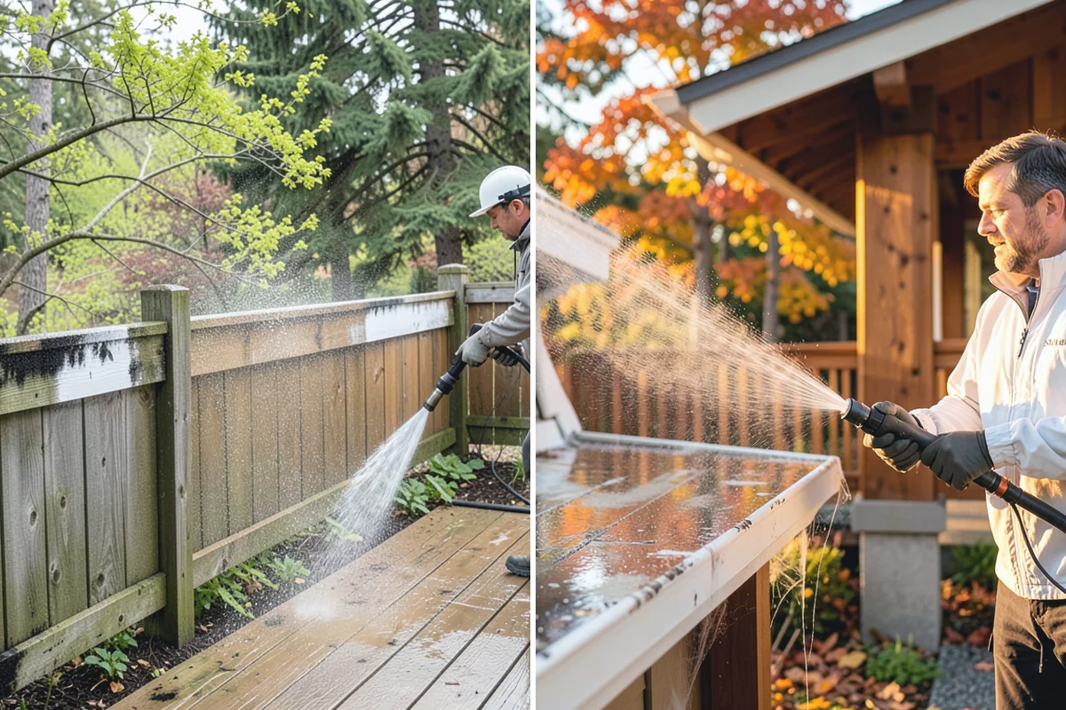 Patio Sealing Preparation in Hamilton, Skagit County, WA - Deep-clean the patio and remove all biological growth