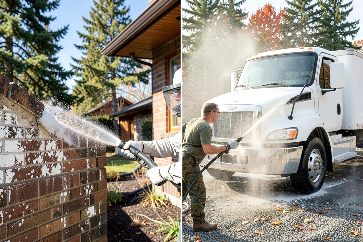 Patio Sealing Preparation in Hunts Point, King County, WA - Deep-clean the patio and remove all biological growth