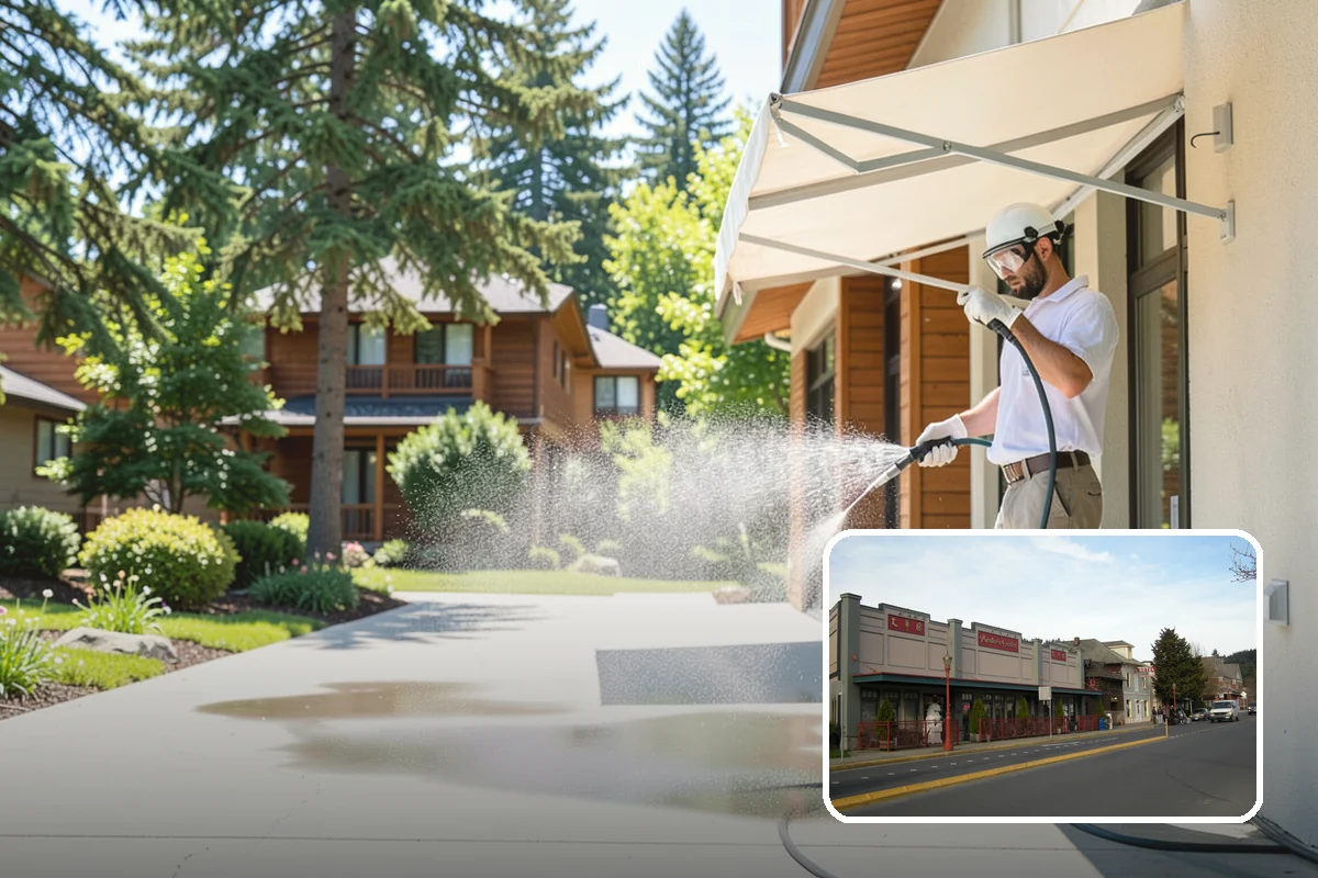 Patio Sealing Preparation in Issaquah, King County, WA - Ensures the sealer bonds to a clean surface