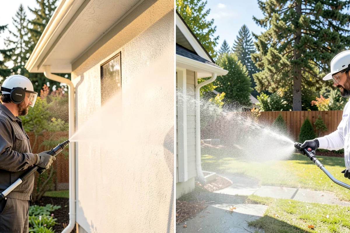 Patio Sealing Preparation in Kenmore, King County, WA - Deep-clean the patio and remove all biological growth