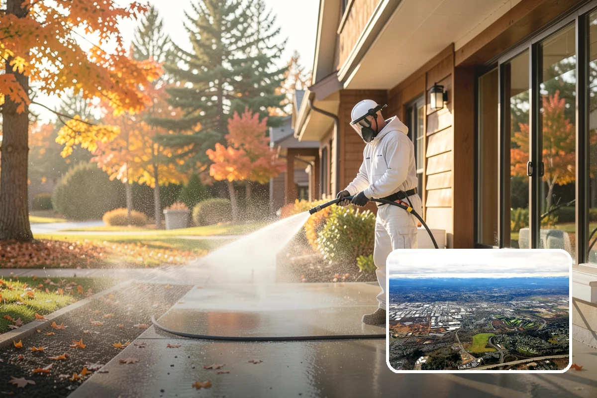 Patio Sealing Preparation in Kent, King County, WA - Ensures the sealer bonds to a clean surface