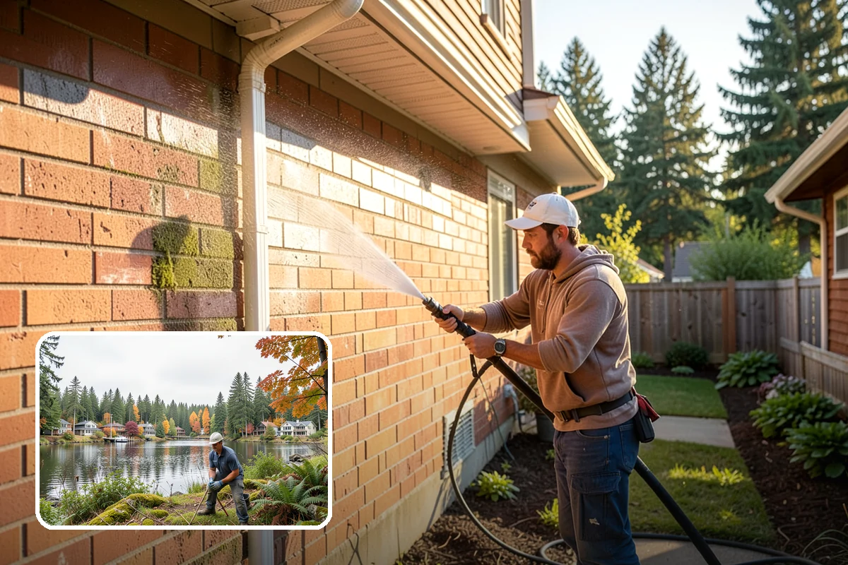 Patio Sealing Preparation in La Conner, Skagit County, WA - Ensures the sealer bonds to a clean surface