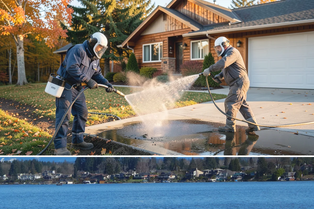 Patio Sealing Preparation in Lake Stevens, Snohomish County, WA - Schedule sealing prep in a stable dry stretch so the surface fully dries before coating.