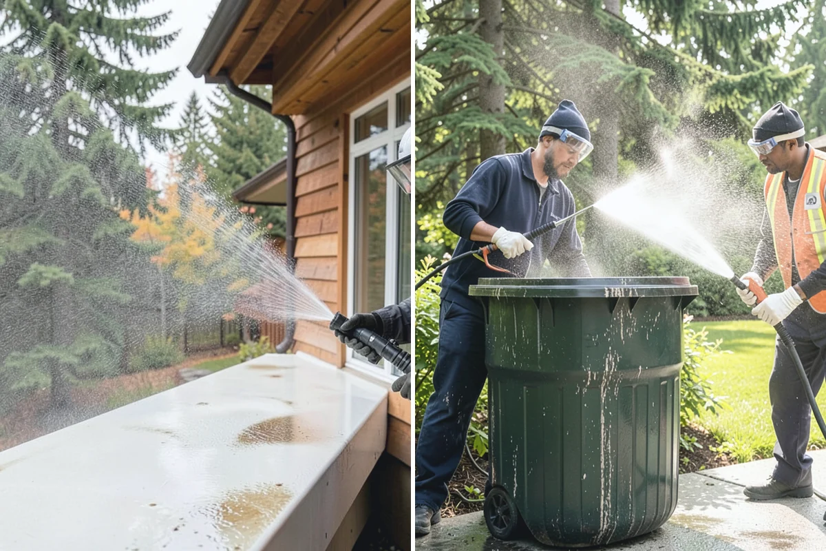 Patio Sealing Preparation in Medina, King County, WA - Deep-clean the patio and remove all biological growth