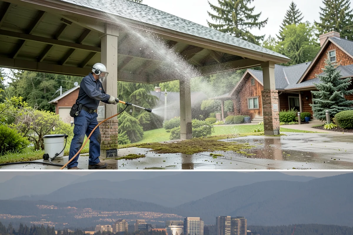 Patio Sealing Preparation in Medina, King County, WA - Schedule sealing prep in a stable dry stretch so the surface fully dries before coating.