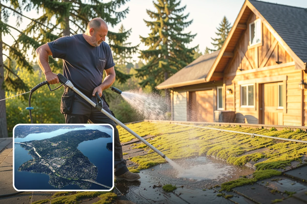 Patio Sealing Preparation in Mercer Island, King County, WA - Ensures the sealer bonds to a clean surface