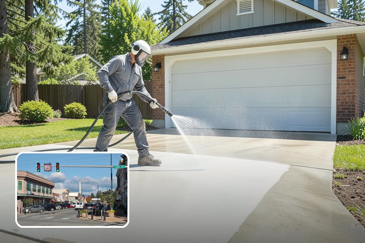 Patio Sealing Preparation in Monroe, Snohomish County, WA - Ensures the sealer bonds to a clean surface