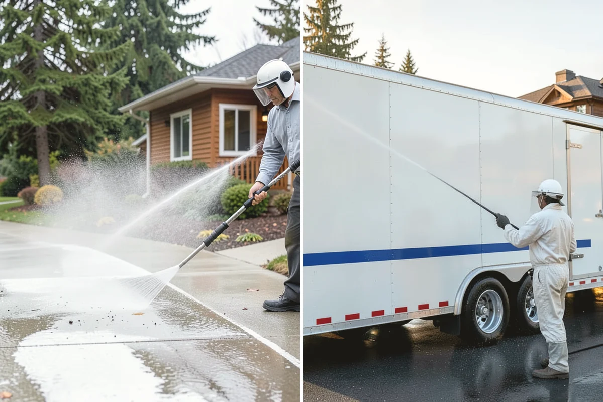 Patio Sealing Preparation in Mountlake Terrace, Snohomish County, WA - Deep-clean the patio and remove all biological growth