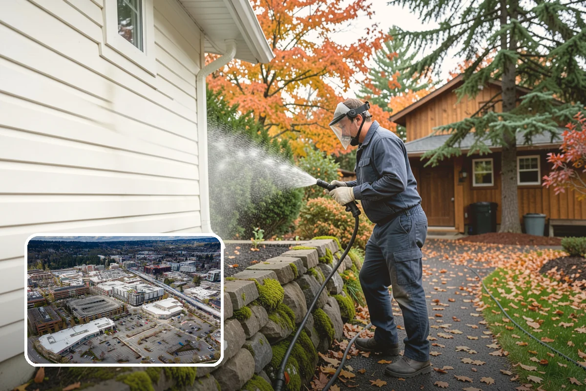 Patio Sealing Preparation in Redmond, King County, WA - Ensures the sealer bonds to a clean surface
