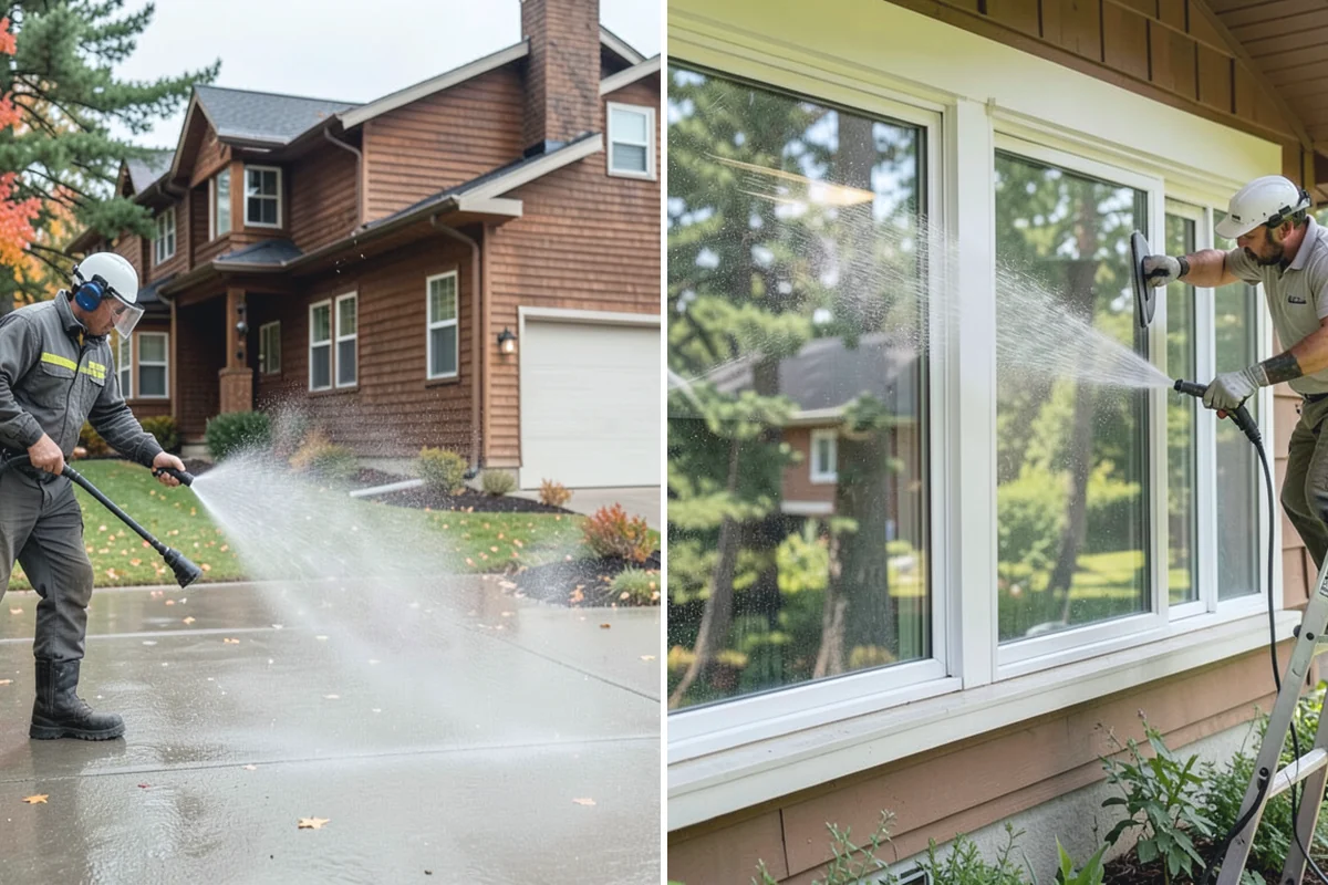Patio Sealing Preparation in Roy, Pierce County, WA - Deep-clean the patio and remove all biological growth