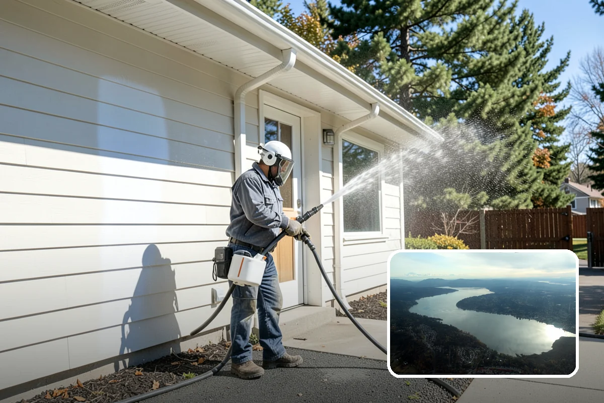 Patio Sealing Preparation in Sammamish, King County, WA - Ensures the sealer bonds to a clean surface