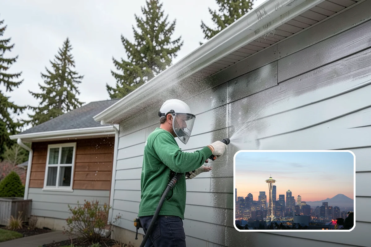 Patio Sealing Preparation in Seattle, King County, WA - Ensures the sealer bonds to a clean surface