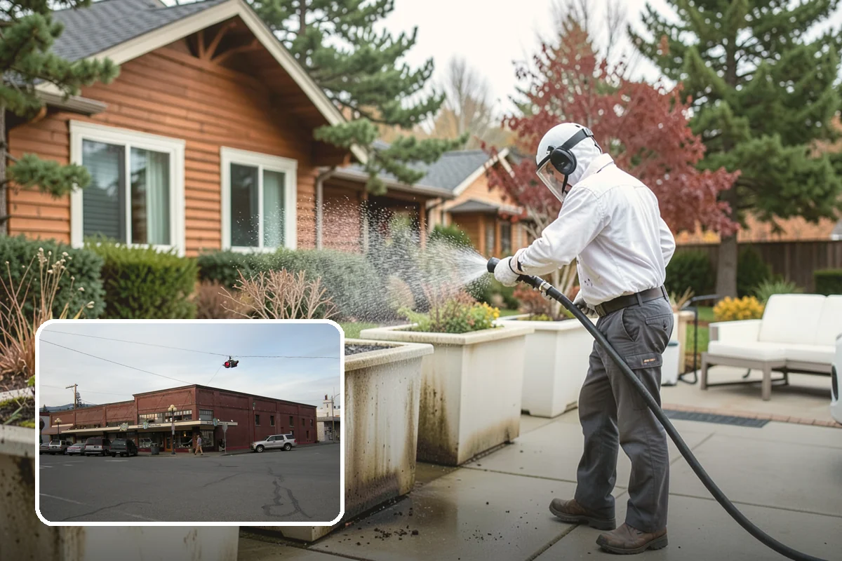 Patio Sealing Preparation in Sedro-Woolley, Skagit County, WA - Ensures the sealer bonds to a clean surface