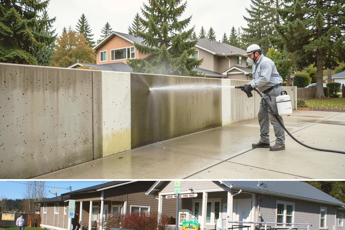 Patio Sealing Preparation in South Prairie, Pierce County, WA - Schedule sealing prep in a stable dry stretch so the surface fully dries before coating.