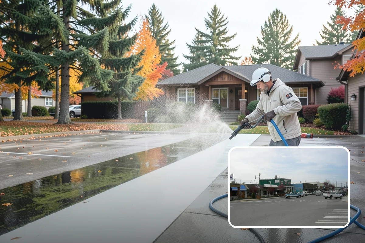 Patio Sealing Preparation in Stanwood, Snohomish County, WA - Ensures the sealer bonds to a clean surface