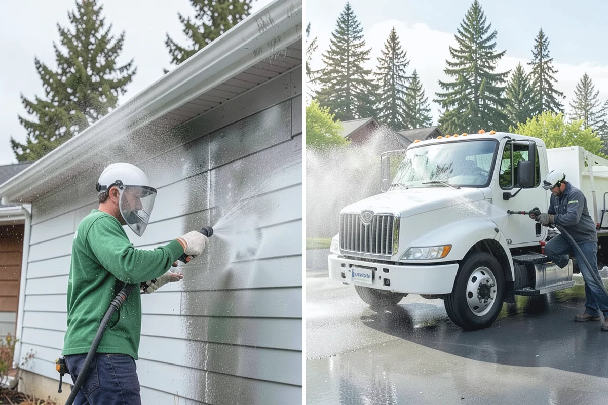 Patio Sealing Preparation in Sumner, Pierce County, WA - Deep-clean the patio and remove all biological growth