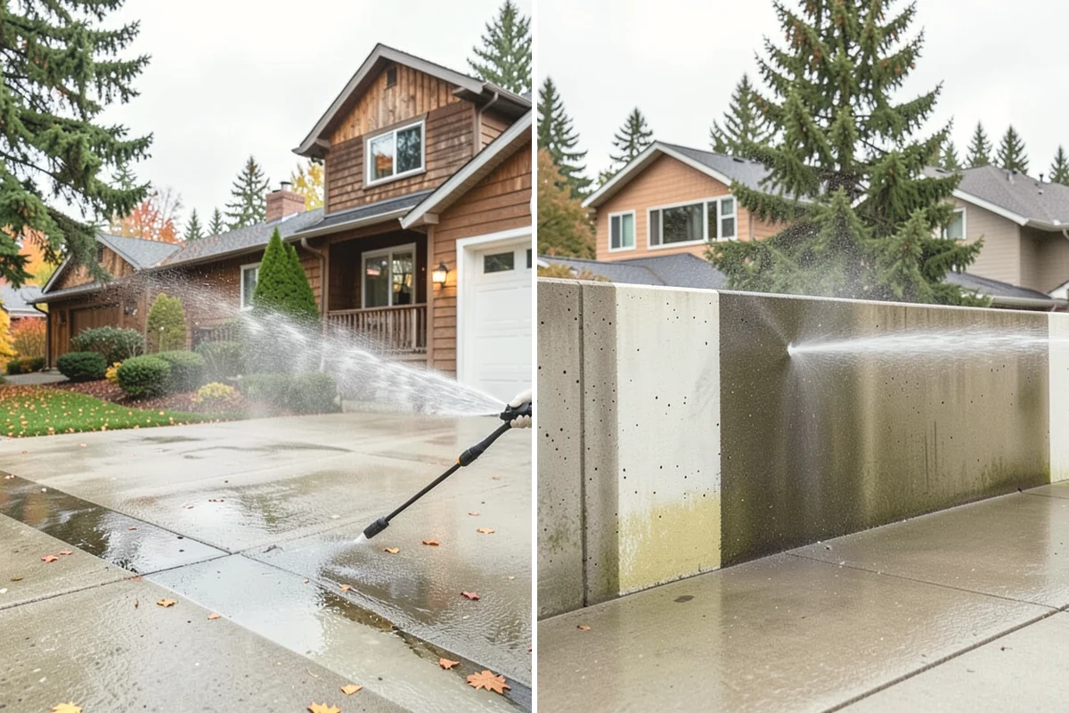 Patio Sealing Preparation in Tacoma, Pierce County, WA - Deep-clean the patio and remove all biological growth