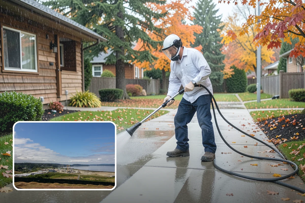 Patio Sealing Preparation in University Place, Pierce County, WA - Ensures the sealer bonds to a clean surface
