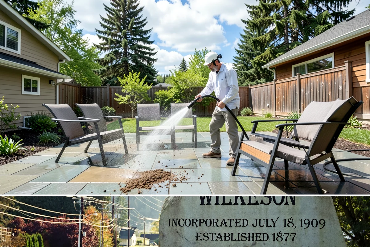 Patio Sealing Preparation in Wilkeson, Pierce County, WA - Schedule sealing prep in a stable dry stretch so the surface fully dries before coating.