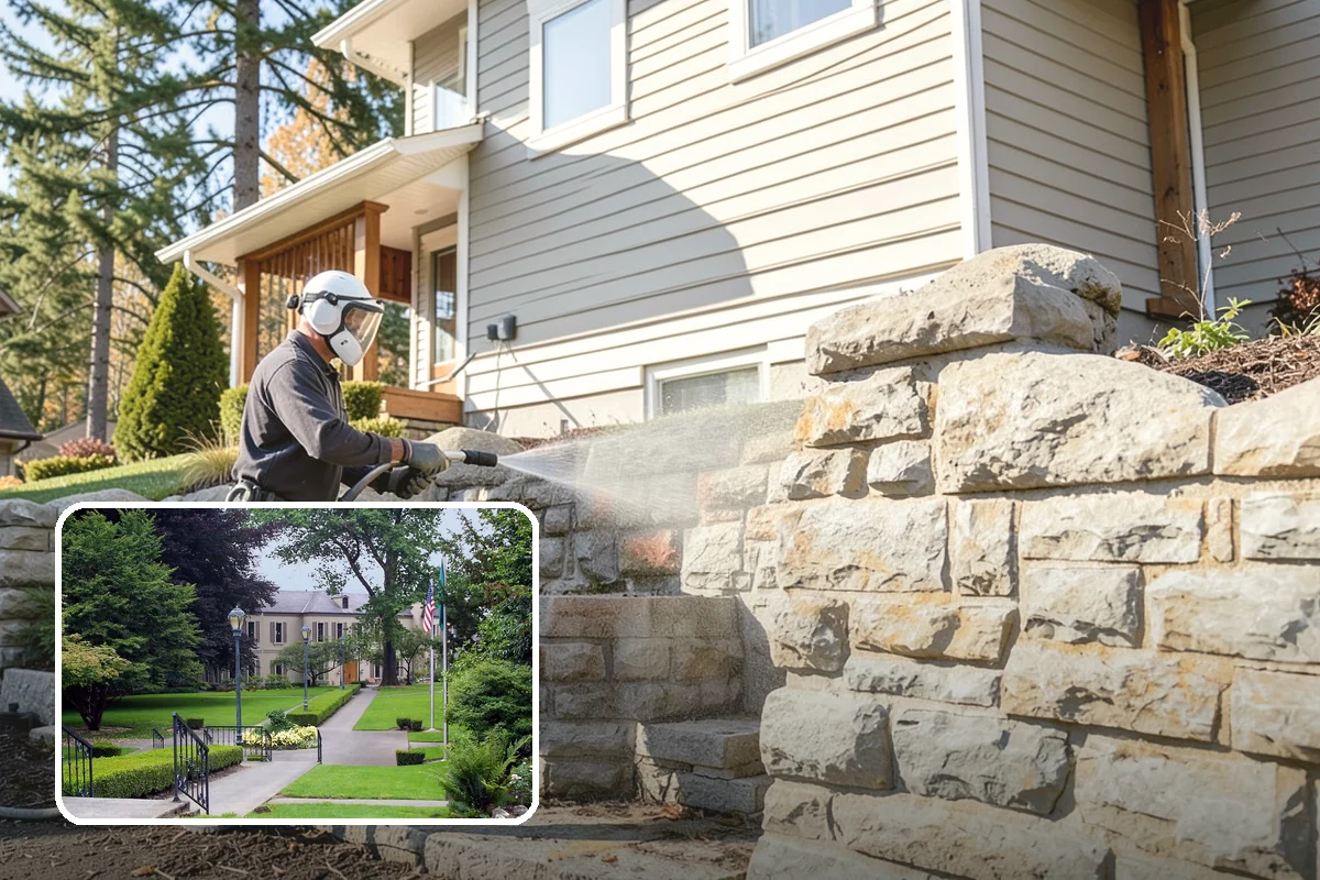 Patio Sealing Preparation in Woodinville, King County, WA - Ensures the sealer bonds to a clean surface