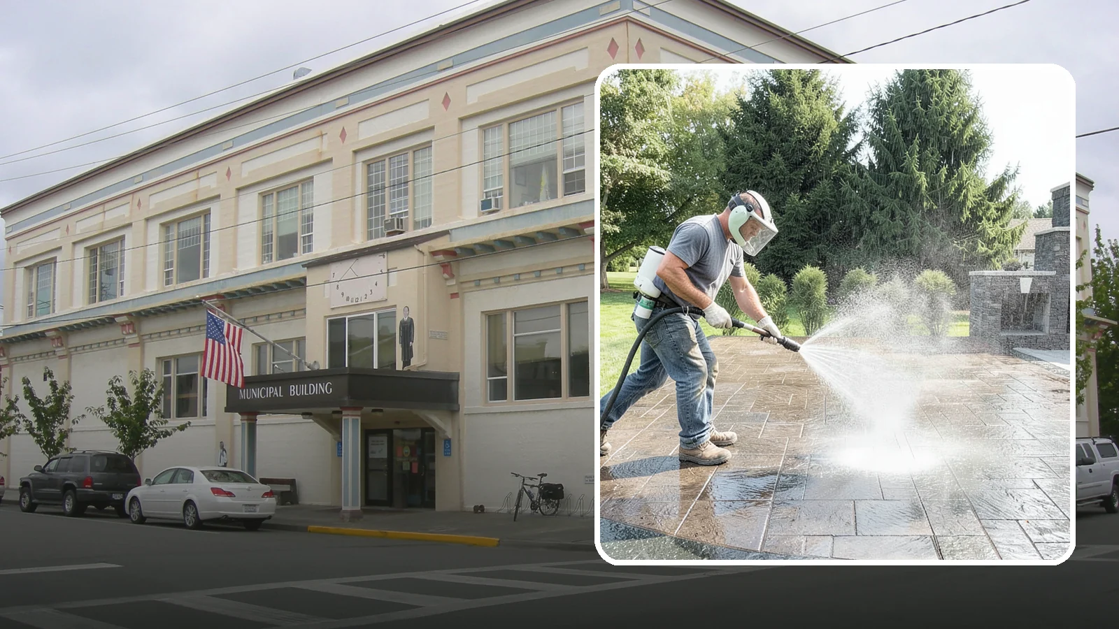Patio Sealing in Anacortes, Skagit County, WA - Surface sealing for concrete, stone, and paver patios that protects the entertaining area from stains, moss, and Northwest...