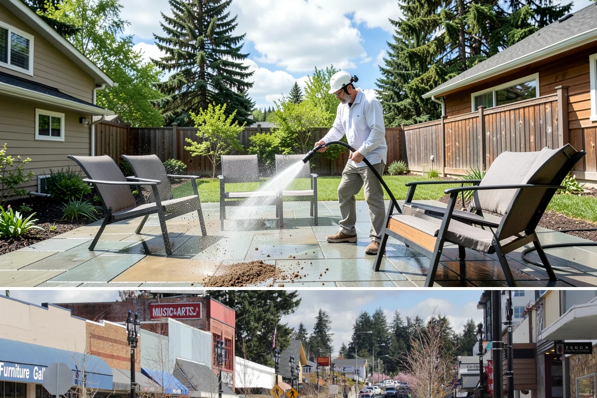 Patio Sealing in Bothell, King County, WA - Seal patios in summer while the surface is dry and warm so the product bonds and cures reliably.