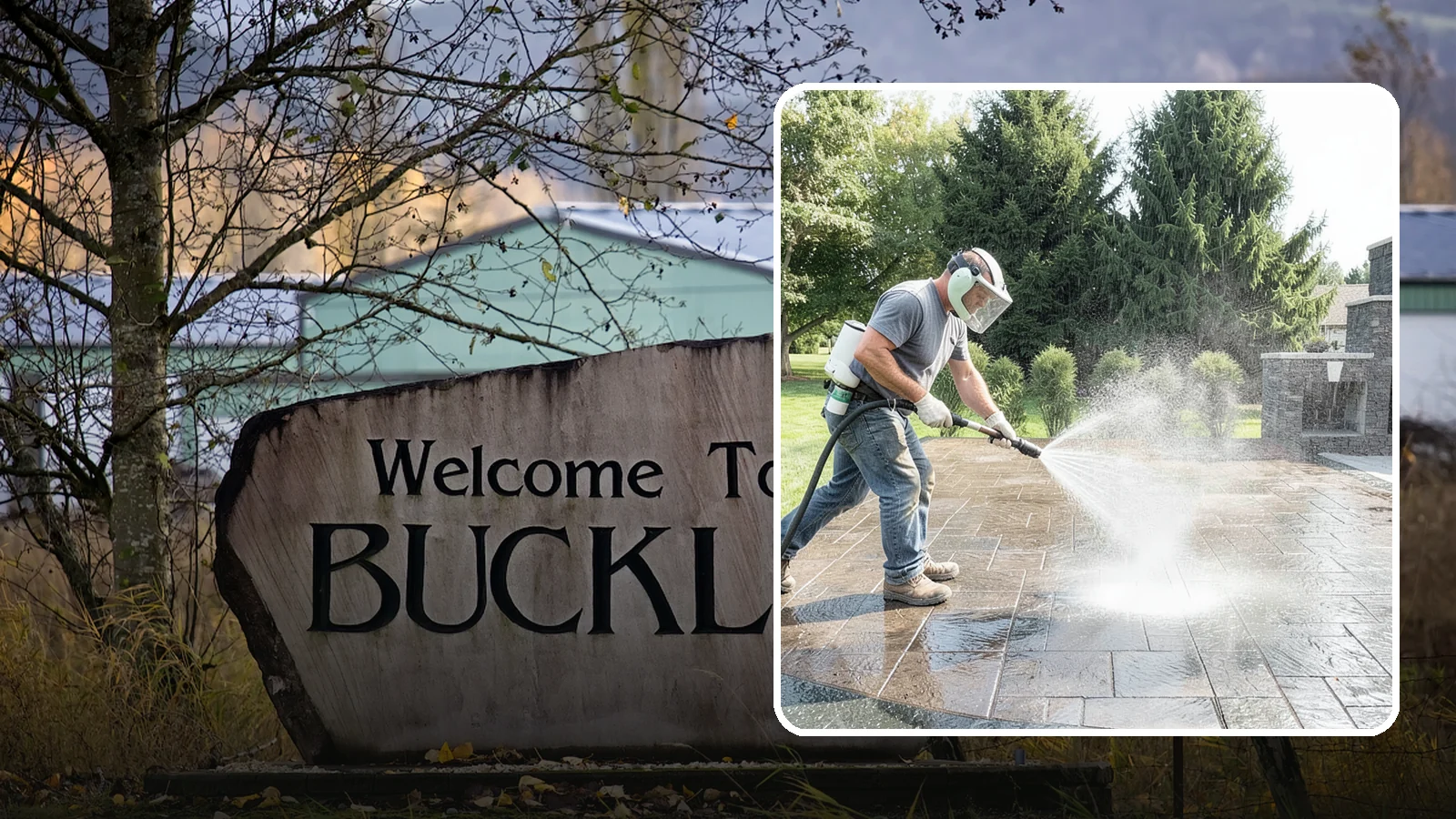 Patio Sealing in Buckley, Pierce County, WA - Surface sealing for concrete, stone, and paver patios that protects the entertaining area from stains, moss, and Northwest...
