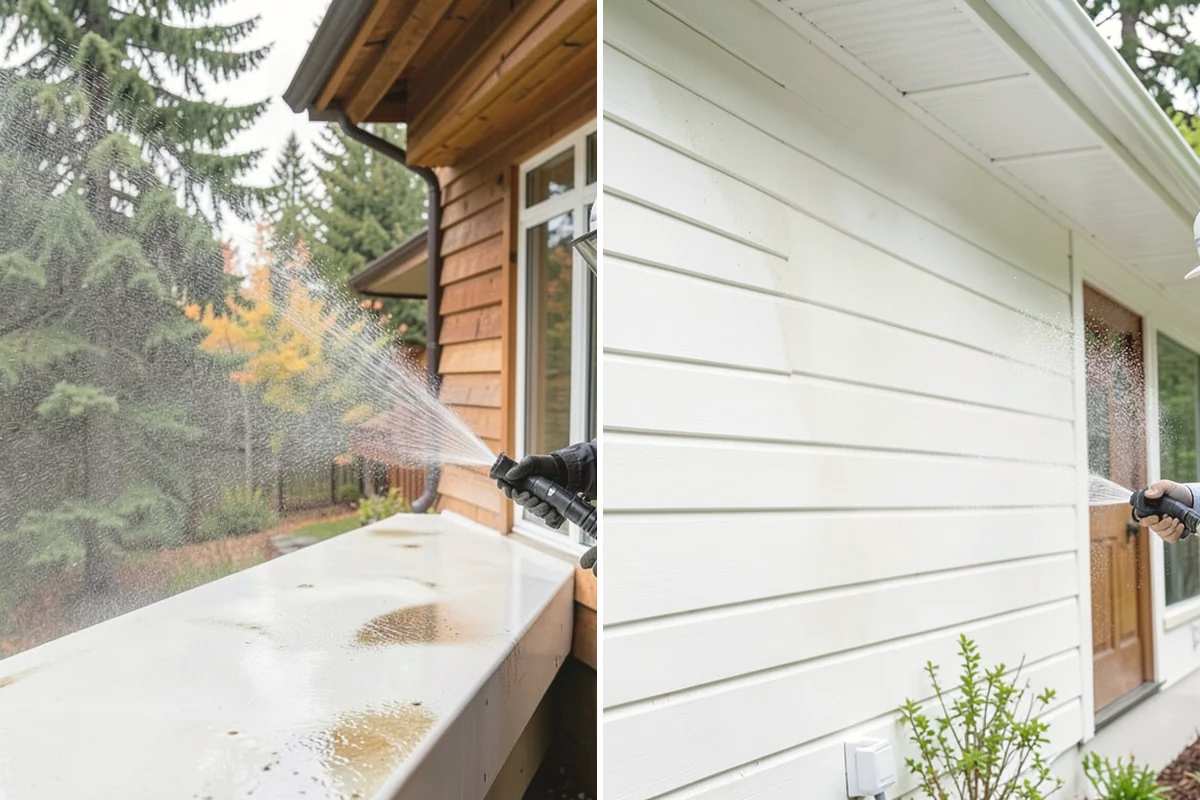 Patio Sealing in Burlington, Skagit County, WA - Clean the patio and clear organic growth and stains