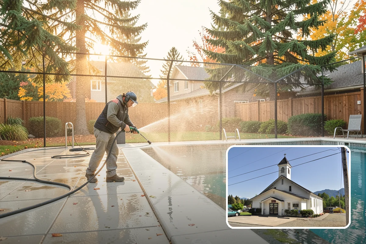 Patio Sealing in Concrete, Skagit County, WA - Guards against food, drink, and grease staining