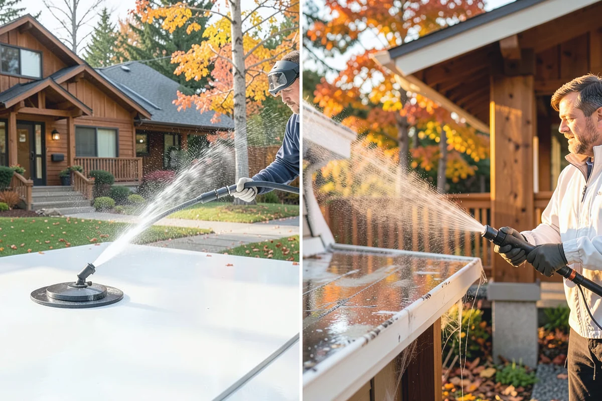 Patio Sealing in Coupeville, Island County, WA - Clean the patio and clear organic growth and stains