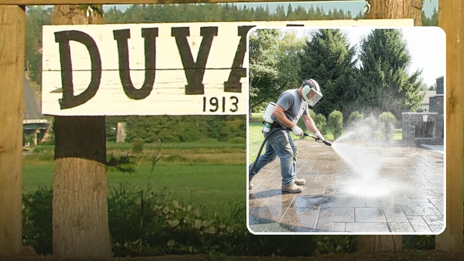 Patio Sealing in Duvall, King County, WA - Surface sealing for concrete, stone, and paver patios that protects the entertaining area from stains, moss, and Northwest...