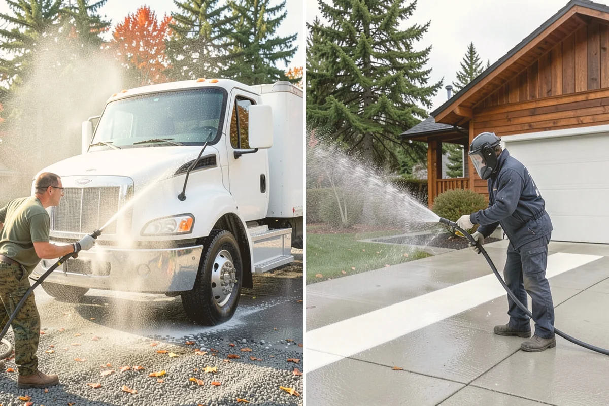 Patio Sealing in Edmonds, Snohomish County, WA - Clean the patio and clear organic growth and stains
