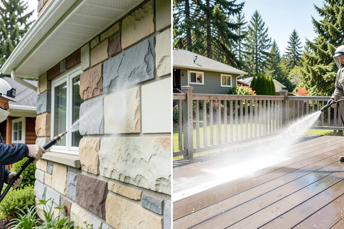 Patio Sealing in Federal Way, King County, WA - Clean the patio and clear organic growth and stains
