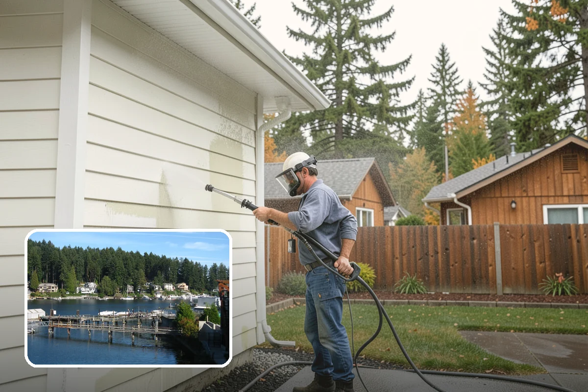 Patio Sealing in Gig Harbor, Pierce County, WA - Guards against food, drink, and grease staining