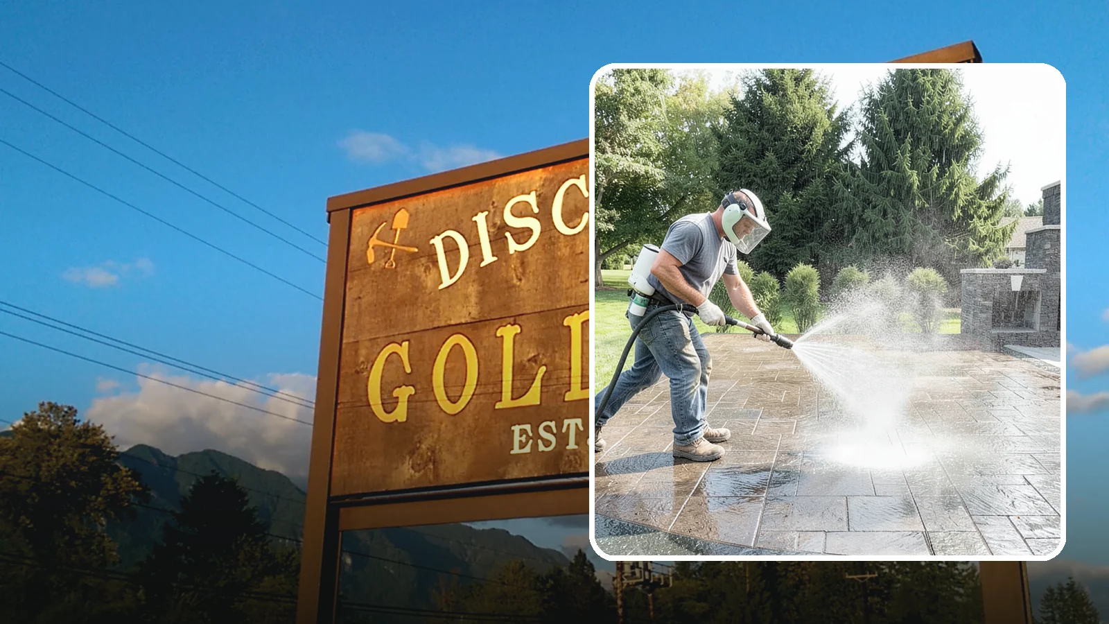 Patio Sealing in Gold Bar, Snohomish County, WA - Surface sealing for concrete, stone, and paver patios that protects the entertaining area from stains, moss, and Northwest...