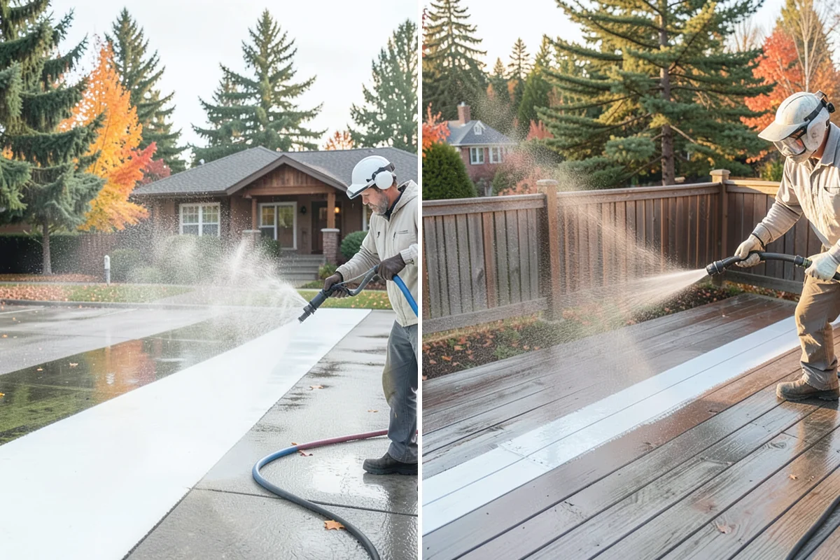 Patio Sealing in Gold Bar, Snohomish County, WA - Clean the patio and clear organic growth and stains