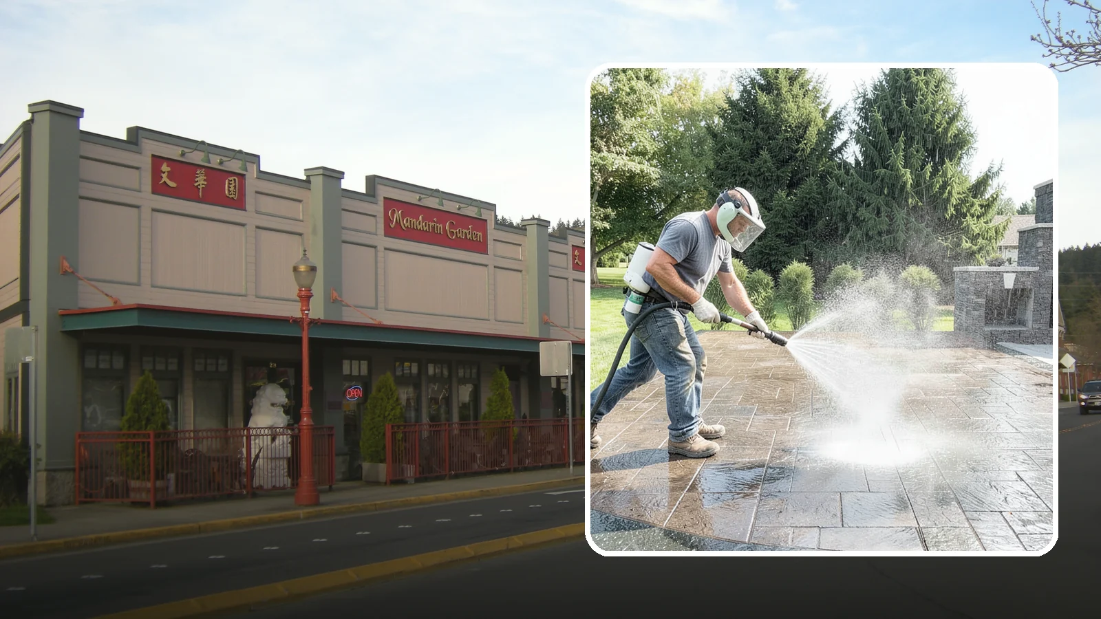 Patio Sealing in Issaquah, King County, WA - Surface sealing for concrete, stone, and paver patios that protects the entertaining area from stains, moss, and Northwest...